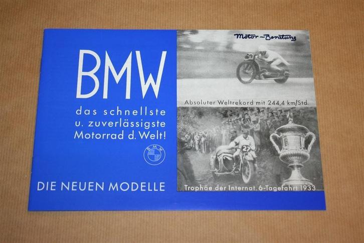 Catalogus BMW Motoren - Facsimile 1934 !!, Boeken, Motoren, Zo goed als nieuw, Ophalen of Verzenden