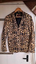 Panter /luipaard heren blazer S, Ophalen of Verzenden, Zo goed als nieuw, Blauw