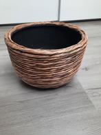 Gevlochten bloempot, Ophalen, Overige materialen, Rond, Zo goed als nieuw