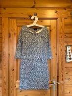 Jurk blauw oto 46 lengte 100 yessica S, Kleding | Dames, Jurken, Blauw, Ophalen of Verzenden, Zo goed als nieuw, Knielengte