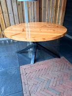 Ronde eettafel, Tuin en Terras, Tuintafels, Ophalen, Zo goed als nieuw, Rond, Hout