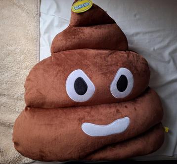 Drol emoji knuffel/kussen beschikbaar voor biedingen