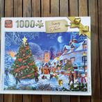 legpuzzel  Kerstpuzzel  1000 st  merk King, Hobby en Vrije tijd, Ophalen of Verzenden, 500 t/m 1500 stukjes, Zo goed als nieuw
