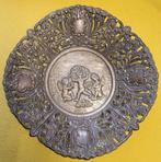 Antiek bronse schaal met Engelen, Antiek en Kunst, Ophalen of Verzenden