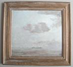J. Th. (Hans) Dingjan - IJsselmeer - olieverf op doek, Antiek en Kunst, Kunst | Schilderijen | Modern, Ophalen of Verzenden