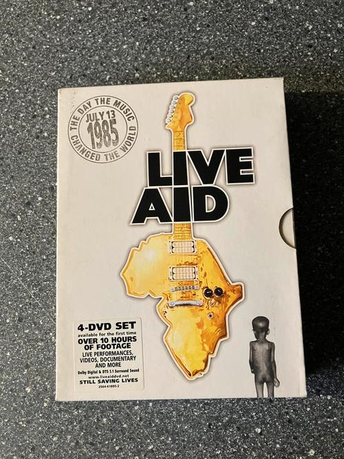 Live Aid (1985) 4-Disc, Cd's en Dvd's, Dvd's | Muziek en Concerten, Muziek en Concerten, Alle leeftijden, Ophalen of Verzenden