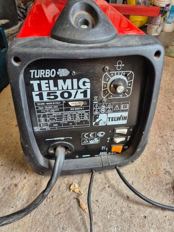 Telwin Telmig 150 / 1 Turbo mig/mag lasapparaat 230v beschikbaar voor biedingen