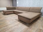 GRATIS BEZORGEN | ZEER MOOI GROOT XXL TAUPE U BANKSTEL, 3194DC, U BanksteL, Hoekbank, 300 cm of meer