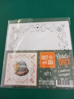 Dots and do only, set 7, 9 kaarten, Hobby en Vrije tijd, Kaarten | Zelf maken, Ophalen of Verzenden, Zo goed als nieuw, Overige thema's