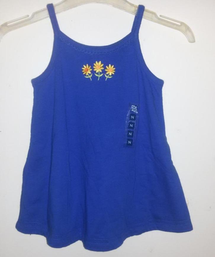 *SALE* Blauwe reversible Gymboree jurk maat 62 *NieuW* a, Kinderen en Baby's, Babykleding | Maat 62, Nieuw, Meisje, Jurkje of Rokje
