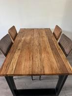 Robuuste eettafel, Ophalen, 50 tot 100 cm, Zo goed als nieuw, Vijf personen of meer