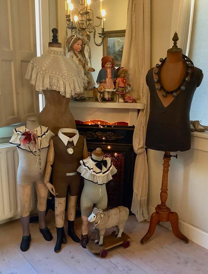 Antieke Stockman Napoleon paspop zeldzaam, Antiek en Kunst, Curiosa en Brocante, Ophalen of Verzenden