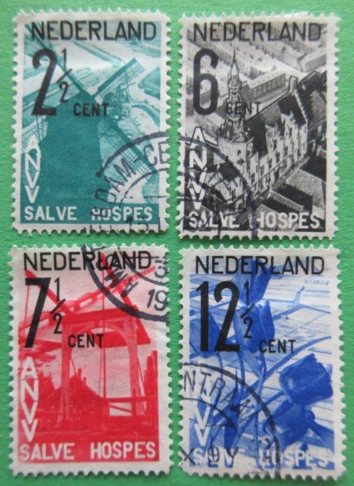 Nederland 2 NVPH 244 - 247 ANVV-Zegels 1932 gestempeld, Postzegels en Munten, Postzegels | Nederland, Gestempeld, T/m 1940, Verzenden