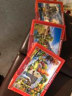 Castorland puzzels, 3 stuks a 500 stukjes, Ophalen of Verzenden, 500 t/m 1500 stukjes, Gebruikt, Legpuzzel