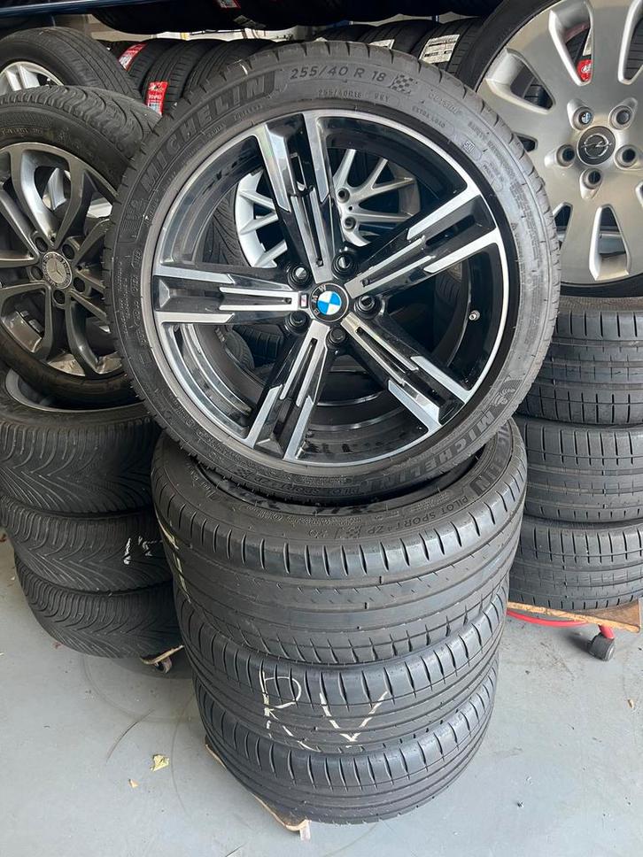 Bmw velgen 18inch origineel 5x112 255-40-18 Michelin RFT, Auto-onderdelen, Banden en Velgen, Banden en Velgen, Zomerbanden, 18 inch
