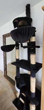 Katten krabpaal /2 huisjes 2 hangmatjes, opknappertje, Dieren en Toebehoren, Ophalen, Gebruikt, Krabpaal