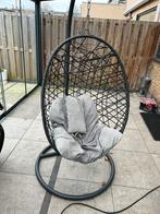 Hangstoel met kussen, Tuin en Terras, Ophalen, Gebruikt, Wicker