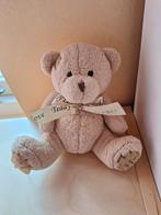 Beige teddy beer beertje knuffel pluche love knuffeltje, Ophalen of Verzenden, Zo goed als nieuw, Beer