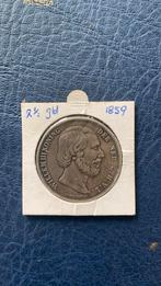 1859 zilveren rijksdaalder, Postzegels en Munten, Munten | Europa | Niet-Euromunten, Ophalen of Verzenden