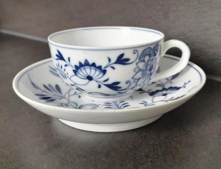 Schoenau Huttensteinach Zwiebelmusterporseleinen theekopjes, Antiek en Kunst, Antiek | Servies los, Ophalen of Verzenden