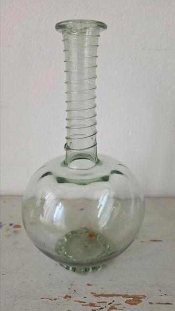 Mondgeblazen antiek waldglas - bosglas kruik beschikbaar voor biedingen