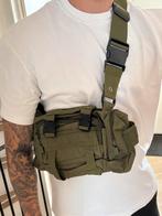 Army green tactical schoudertas, Sieraden, Tassen en Uiterlijk, Tassen | Schoudertassen, Ophalen of Verzenden, Zo goed als nieuw
