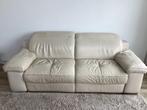 Relax bank, 2,5 zits, leer,  elektrisch verstelbaar., Ophalen, Gebruikt, Leer
