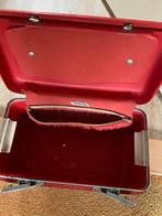 Vintage Rode Samsonite Beauty Case, Ophalen, Gebruikt, Met spiegeltje(s), Hardcase
