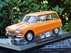 Citroen Ami 8 Break 1975 oranje Norev 1:18, Ophalen of Verzenden, Nieuw, Auto, Norev