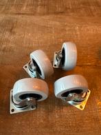 Set van 4 zwenkwielen, Ophalen of Verzenden, Gebruikt