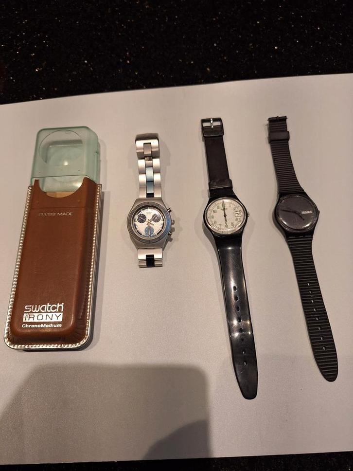 Swatch Horloge Collectie, Sieraden, Tassen en Uiterlijk, Horloges | Heren, Zo goed als nieuw, Swatch, Kunststof, Ophalen of Verzenden