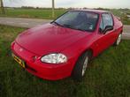 Honda CRX 1.6 Coupe Del Sol Automaat, Auto's, Zwart, 4 cilinders, 1590 cc, Particulier