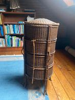 Antieke opbergmand van rotan, Antiek en Kunst, Ophalen