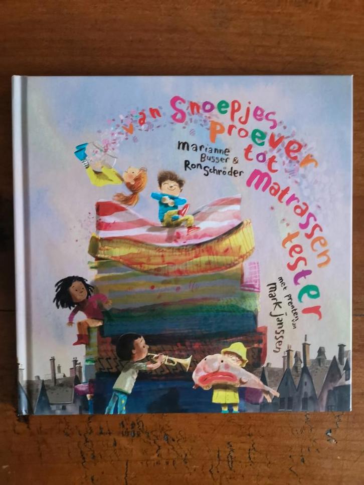 Marianne Busser - Van snoepjesproever tot matrassentester, Boeken, Prentenboeken en Plaatjesalbums, Zo goed als nieuw, Ophalen of Verzenden