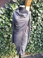 .a-Symmetrisch Belijnde Jurk Elsewhere M, Kleding | Dames, Maat 38/40 (M), Elsewhere, Ophalen of Verzenden, Grijs