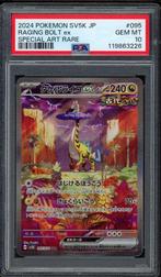 Raging Bolt ex [SAR] PSA 10 - 095/071 - Japanese Wild Force, Ophalen of Verzenden, Zo goed als nieuw, Losse kaart