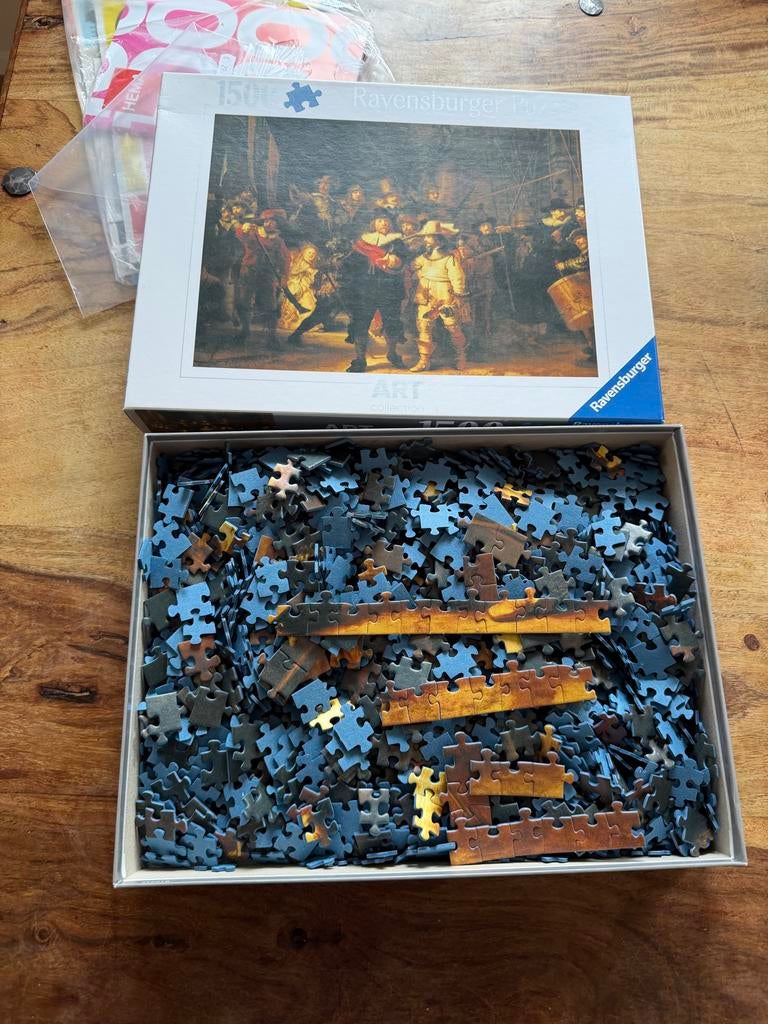 Ravensburger Nachtwacht Puzzel - 1500 Stukjes, Ophalen of Verzenden, 500 t/m 1500 stukjes, Zo goed als nieuw, Legpuzzel