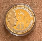 Penning - Koningin WILHELMINA 5 MEI 45 Nederland Bevrijd, Postzegels en Munten, Penningen en Medailles, Ophalen of Verzenden, Overige materialen