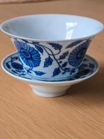 Antieke chinese (kom) kop en schotel Jingde Thee Kunst, Ophalen of Verzenden