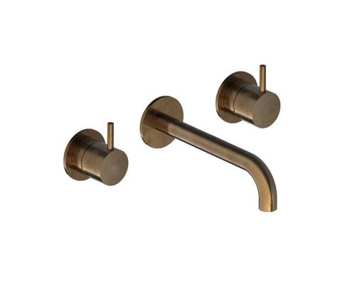 HOTBATH COBBER INBOUWWASTAFELKRAAN VEROUDERD MESSING, Doe-het-zelf en Verbouw, Sanitair, Nieuw, Kraan, Ophalen of Verzenden