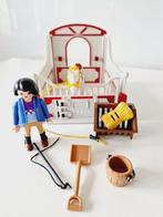 Playmobil 5107 Knabstrupper met paardenbox, Ophalen, Zo goed als nieuw, Complete set