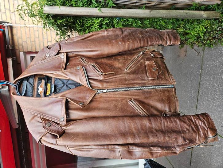 leren jack harley davidson XL, Kleding | Heren, Overige Herenkleding, Gedragen, Ophalen of Verzenden