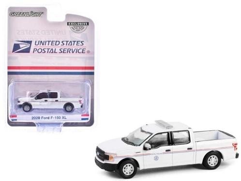 2020 Ford F-150 XL van Greenlight 1/64 PostaL Police, Hobby en Vrije tijd, Modelauto's | Overige schalen, Nieuw, Auto, Ophalen of Verzenden