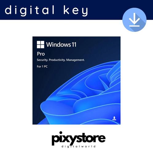 Windows 11 Pro - Licentie Key Retail, Computers en Software, Besturingssoftware, Nieuw, Windows, Ophalen
