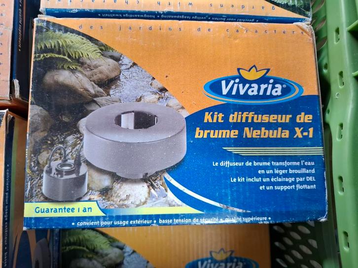 Vivaria Nebula X-1 Mistmaker Fontein, Tuin en Terras, Waterpartijen en Fonteinen, Nieuw, Fontein, Kunststof, Ophalen of Verzenden