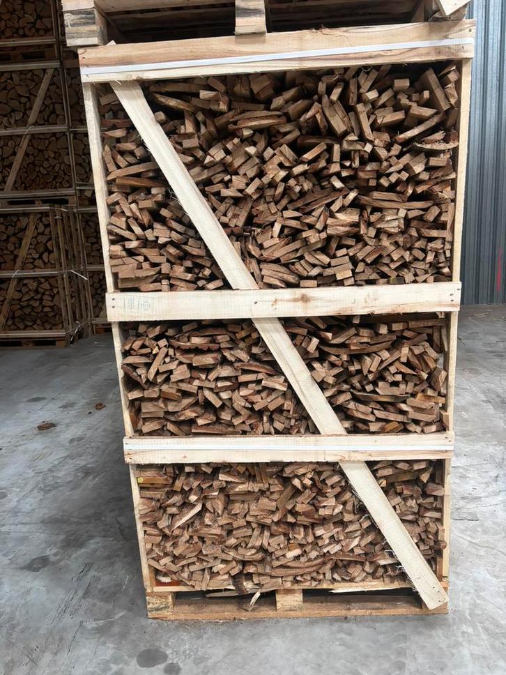 Fijn gekloofd eiken haardhout, Tuin en Terras, Haardhout, Blokken, Eikenhout, 6 m³ of meer, Ophalen