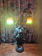 Prachtige zware lamp met voorstelling eros en psyche, Antiek en Kunst, Antiek | Lampen, Ophalen