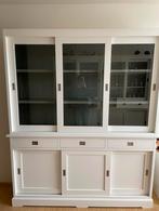 Witte landelijke buffetkast, Huis en Inrichting, Kasten | Buffetkasten, Ophalen, Zo goed als nieuw, 25 tot 50 cm, 200 cm of meer