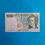 5000 lira Italië #036, Italië, Los biljet, Verzenden