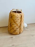 Knixhult hanglamp, bamboe handgemaakt 40 cm, 25 tot 50 cm, Beige, Ophalen of Verzenden, Zo goed als nieuw